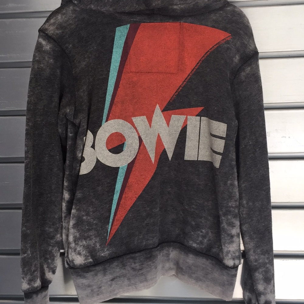 Rowdy Sprout-David Bowie Zip-up Hoodie - Picture 2 of 3